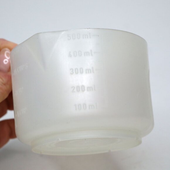 Vintage KRAFT Miracle Whip 2-Cup Plastic Measuring Cup with Pour Spout - Picture 6 of 11